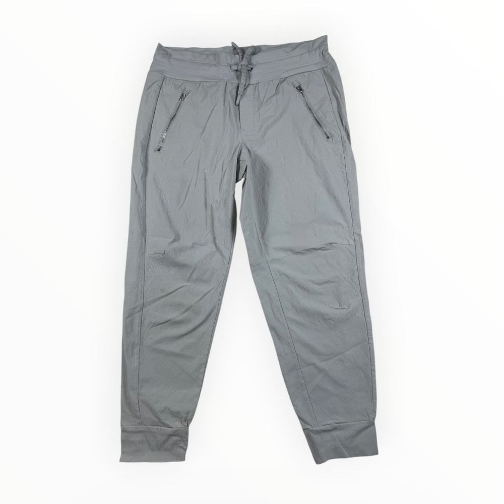 Athleta Trekkie North Joggers Gray Ripstop Hiking Pants 8P